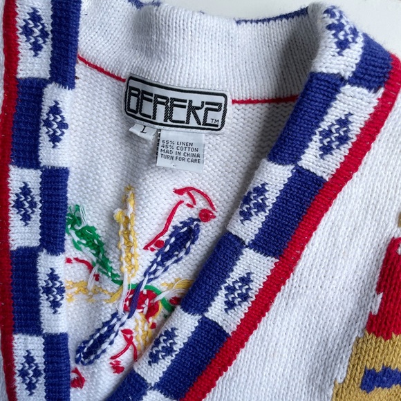 Vintage Berek 2 Picnic Cardigan - Picture 5 of 13